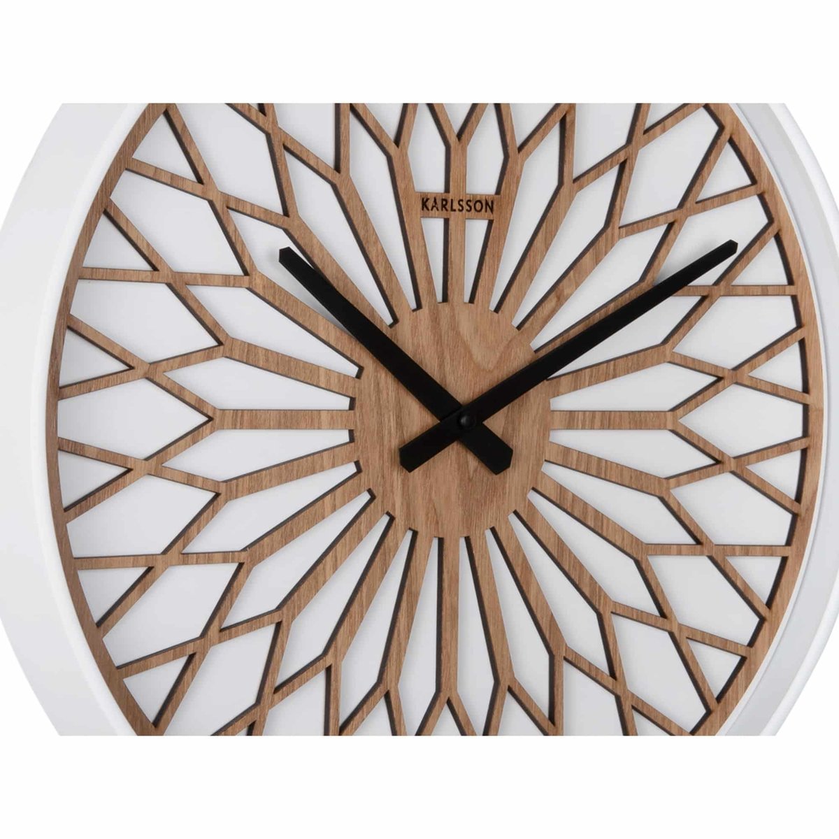 Horloge Murale Plastique GIRASOL blanc, KARLSSON