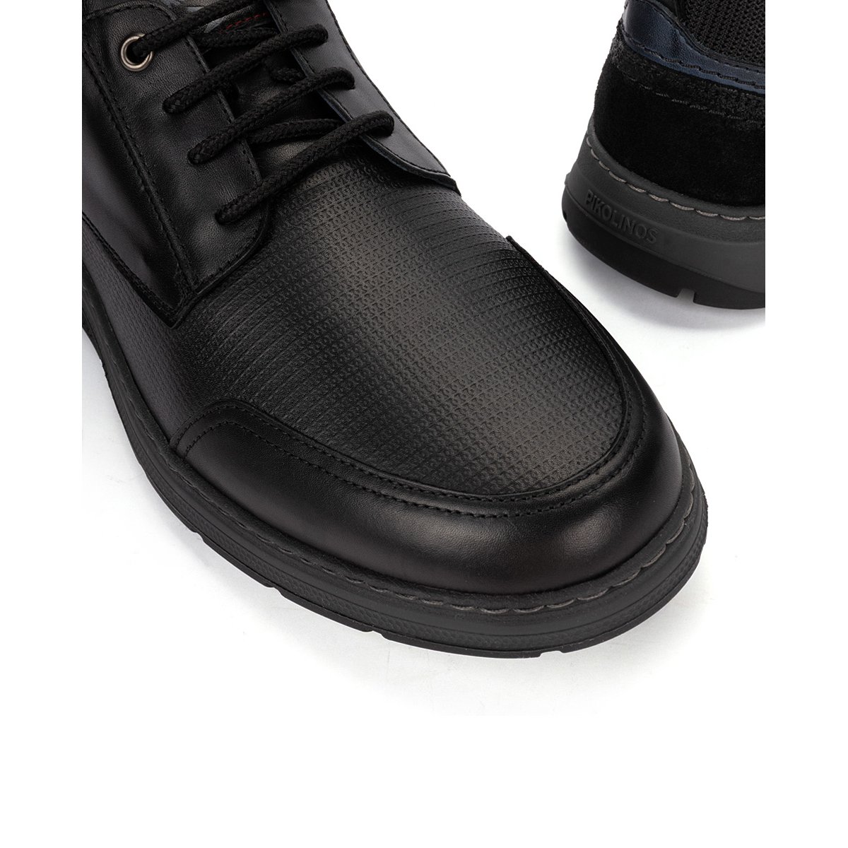 Chaussures à lacets cuir Alcala black, PIKOLINOS