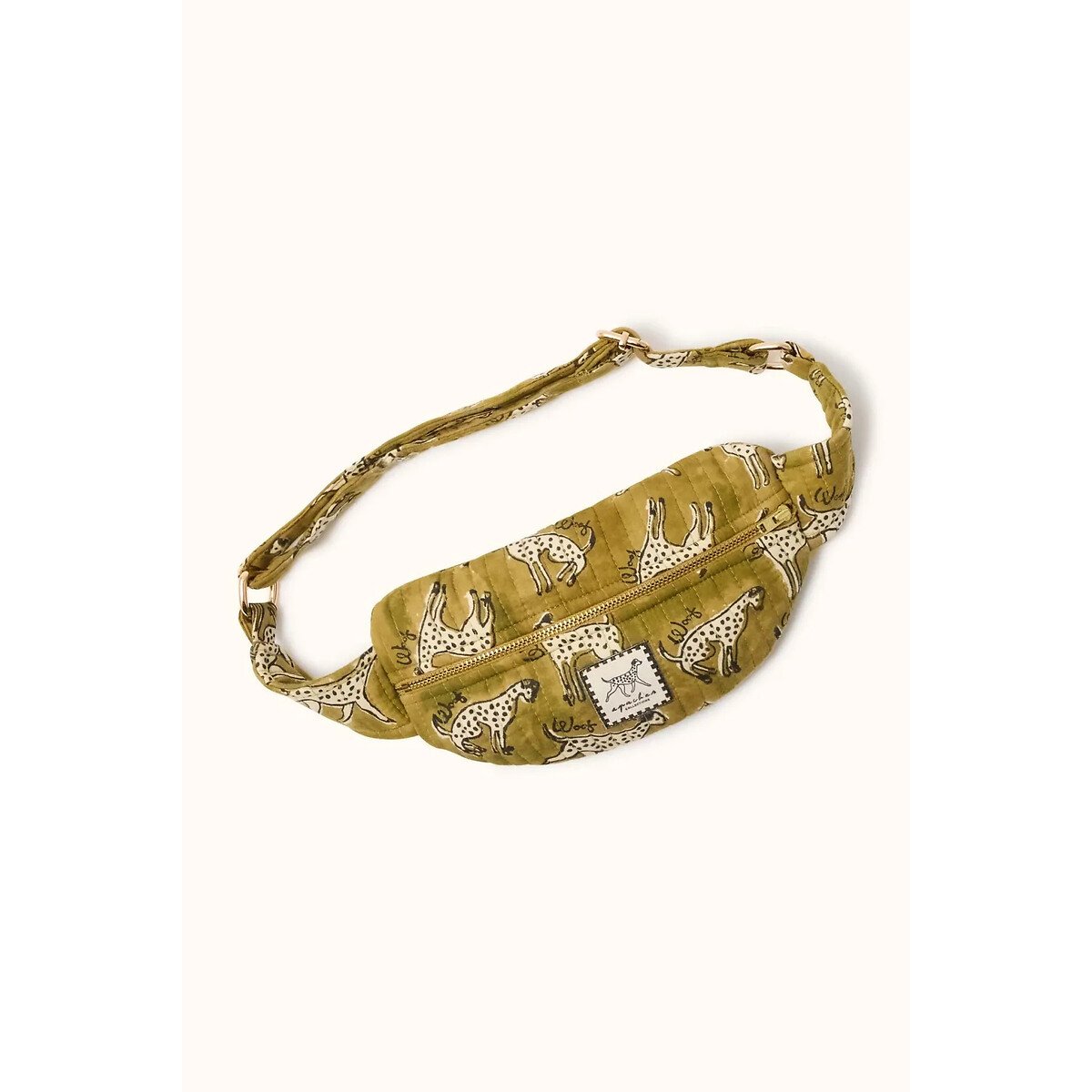 Mini sac banane KELA kaki clair, APACHES COLLECTIONS
