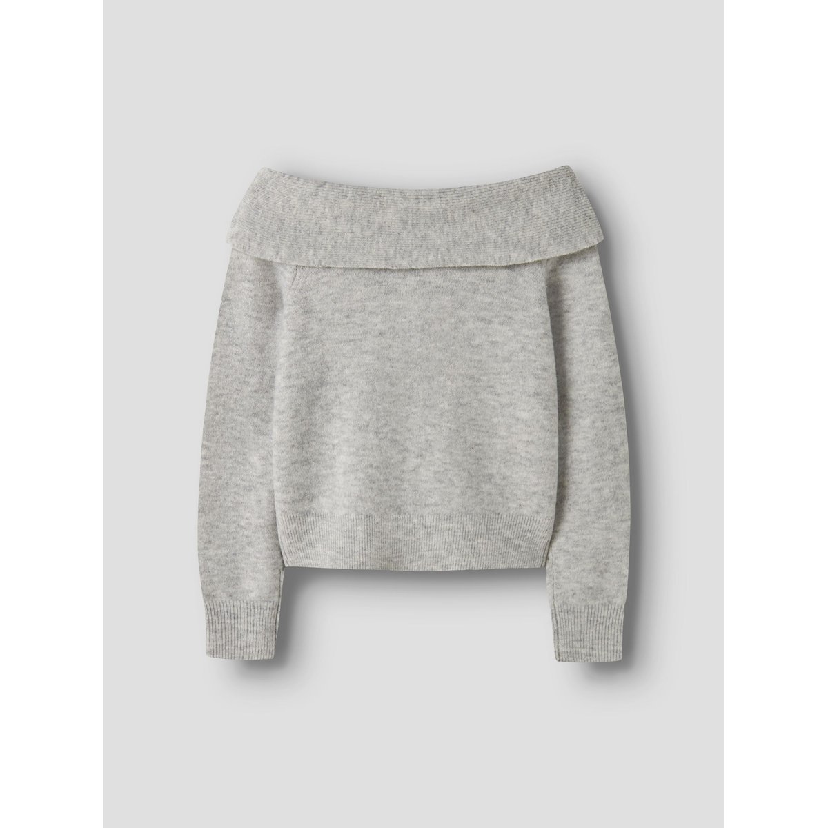 Pull En Maille gris - light grey melange1, NAME IT