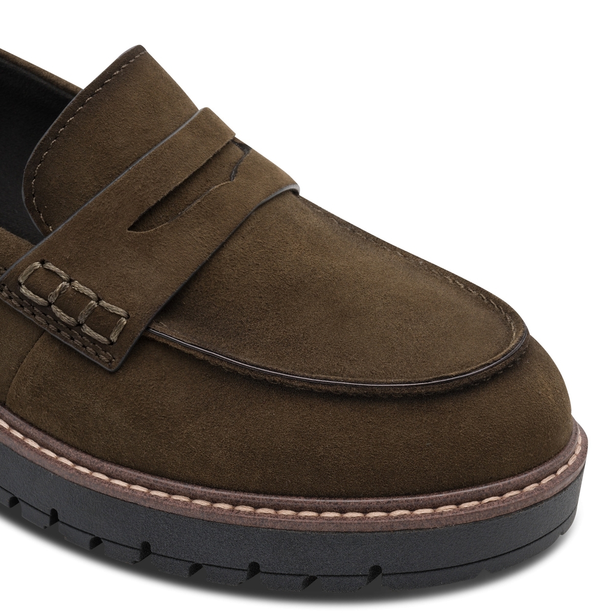 Slipper à talon vert olive, TAMARIS