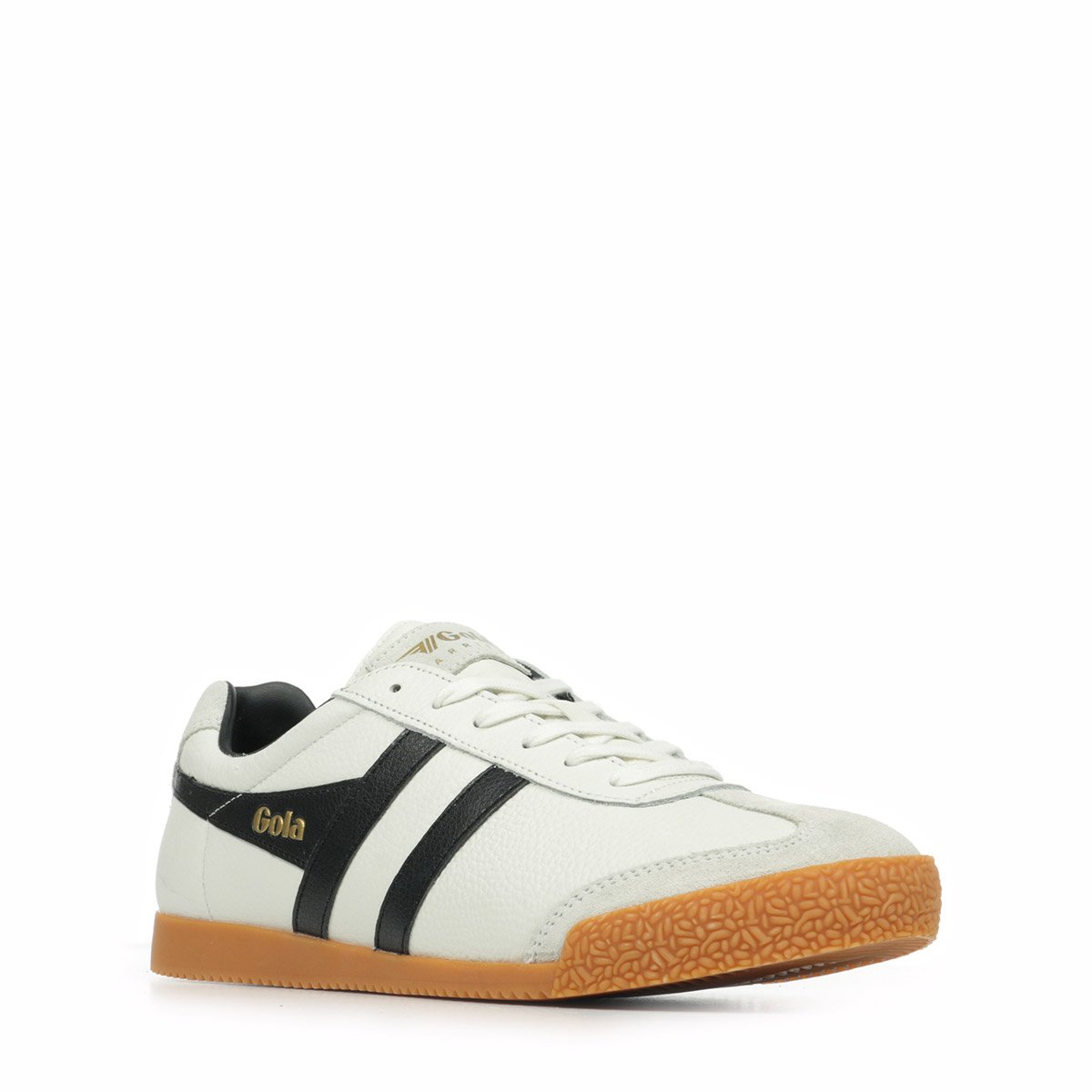 Baskets Harrier Leather white black, GOLA