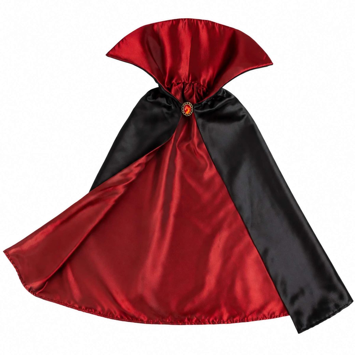 Déguisement enfant cape de vampire Royal noir, GREAT PRETENDERS
