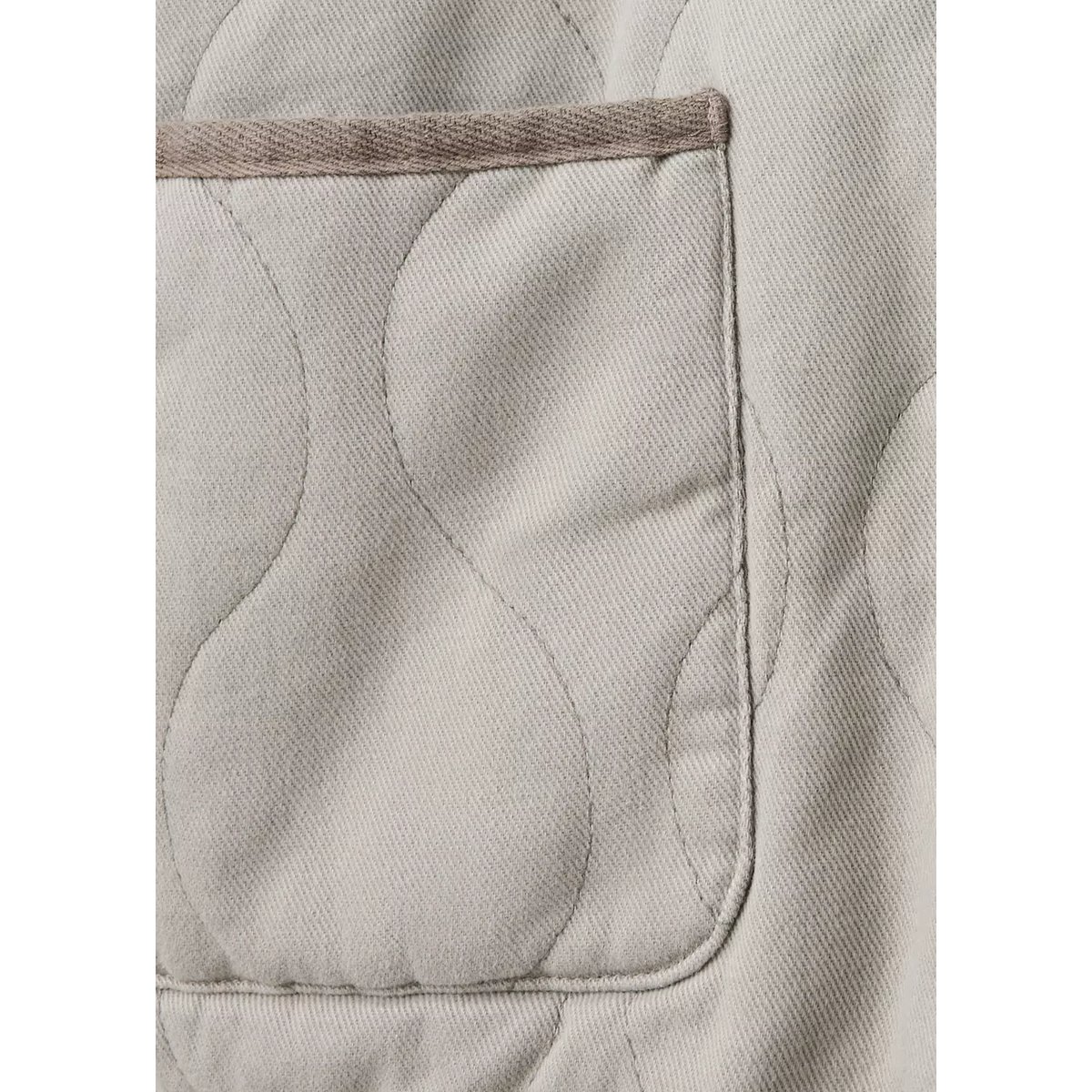 Veste matelassée détail coutures kaki, MANGO TEEN