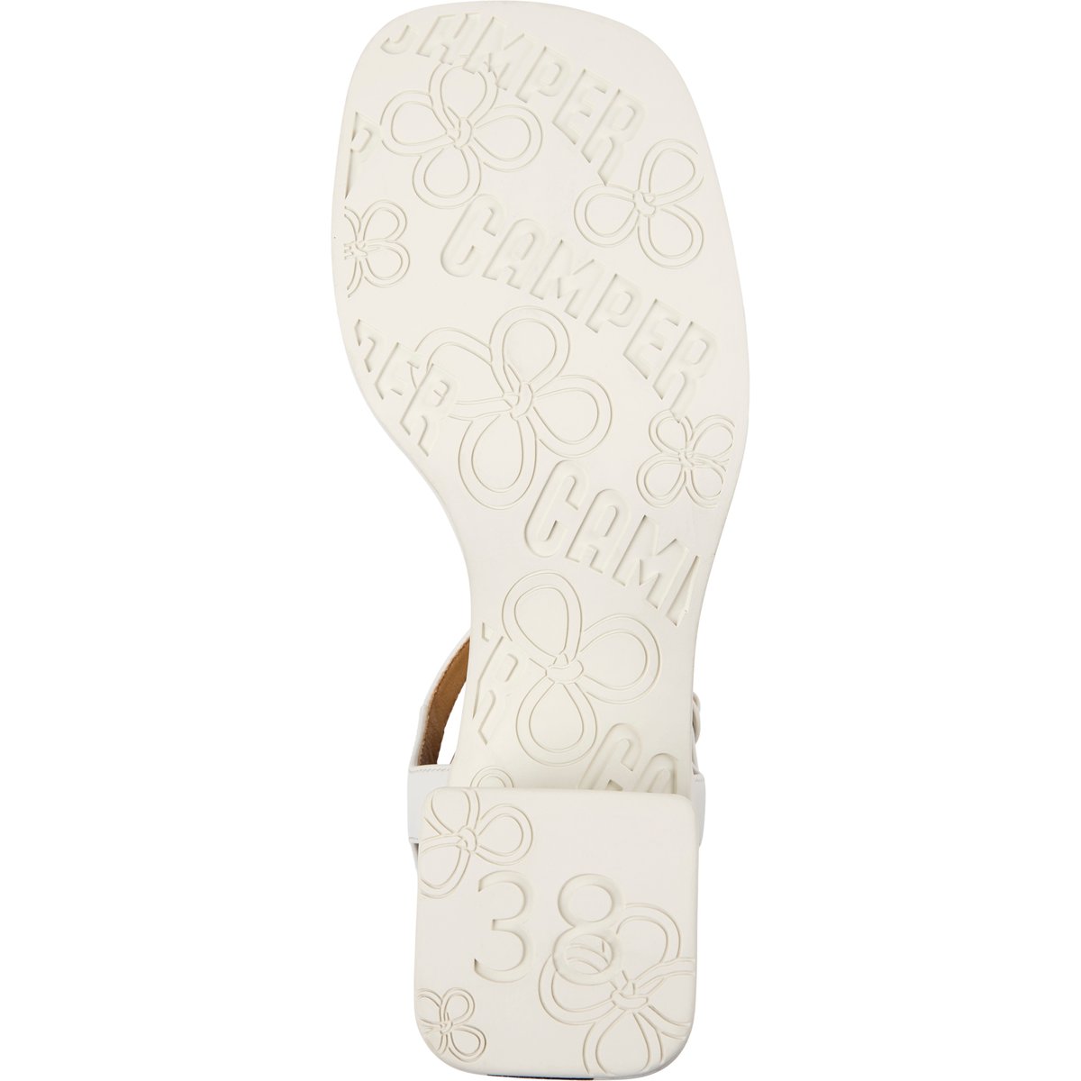 Sandales Cuir daim KORA SANDAL blanc naturel, CAMPER