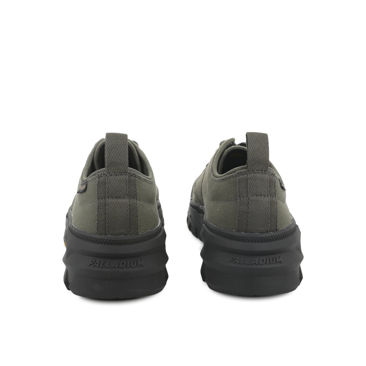 Baskets basses en coton PALLARIDER LO LEGACY vert-olive night, PALLADIUM