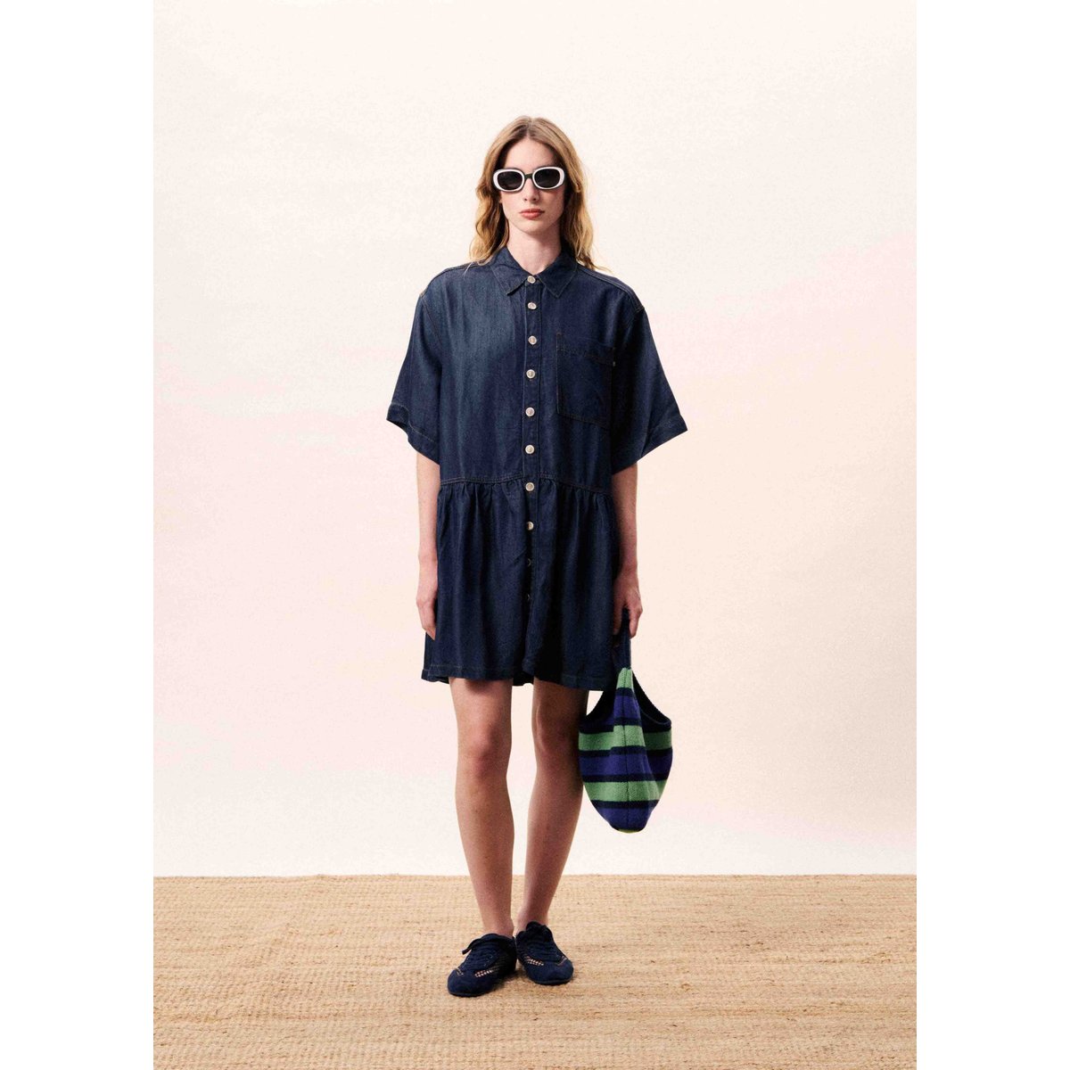 Robe AQUALIA bleu marine, FRNCH