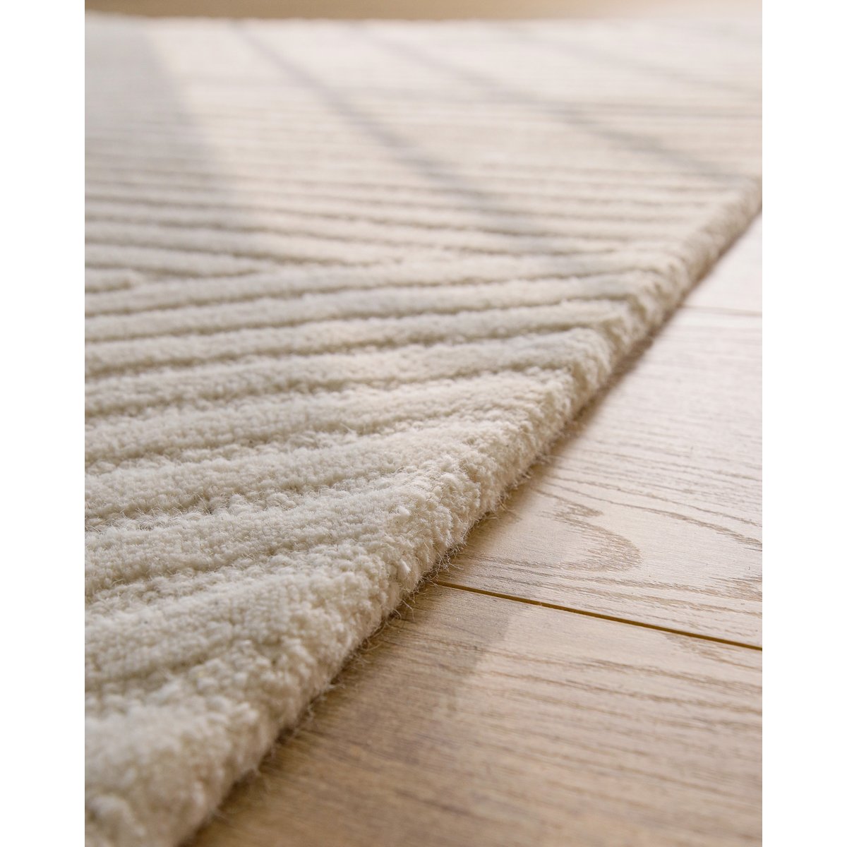 WECONhome Malibu, tufté main, laine vierge, tapis en laine, certifié OEKO-TEX® (40 x 60 cm, beige crème) ,  MALIBU ONE beige crème, ESPRIT