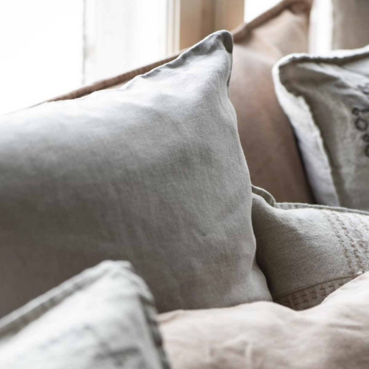Housse de coussin lin lin, IB LAURSEN