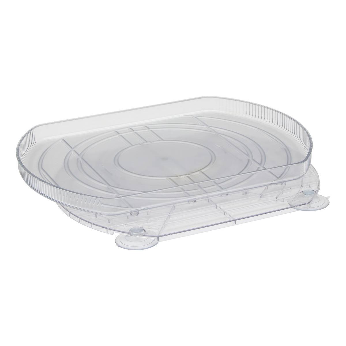 Organiseur pivotant ovale SMART FRIDGE transparent, 5FIVE SIMPLY SMART