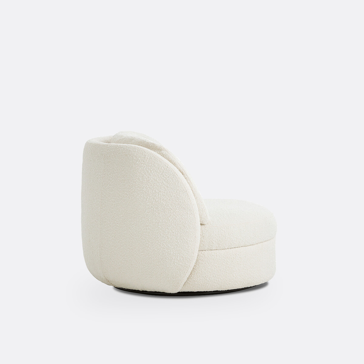 Fauteuil pivotant bouclette, Rondaya ecru, LA REDOUTE INTERIEURS