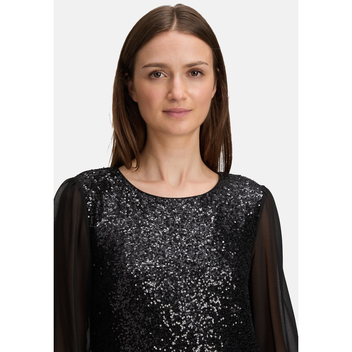 Robe de soirée à paillettes noir, BETTY & CO