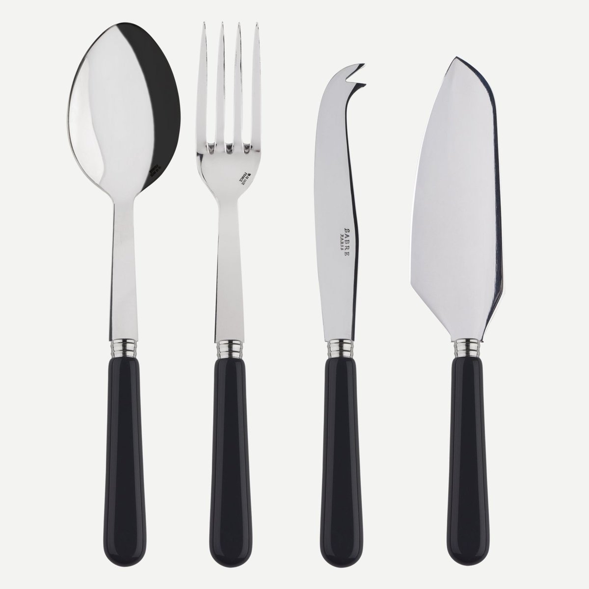 Set Les Essentiels - ensemble de 4 couverts de service, Pop noir, SABRE