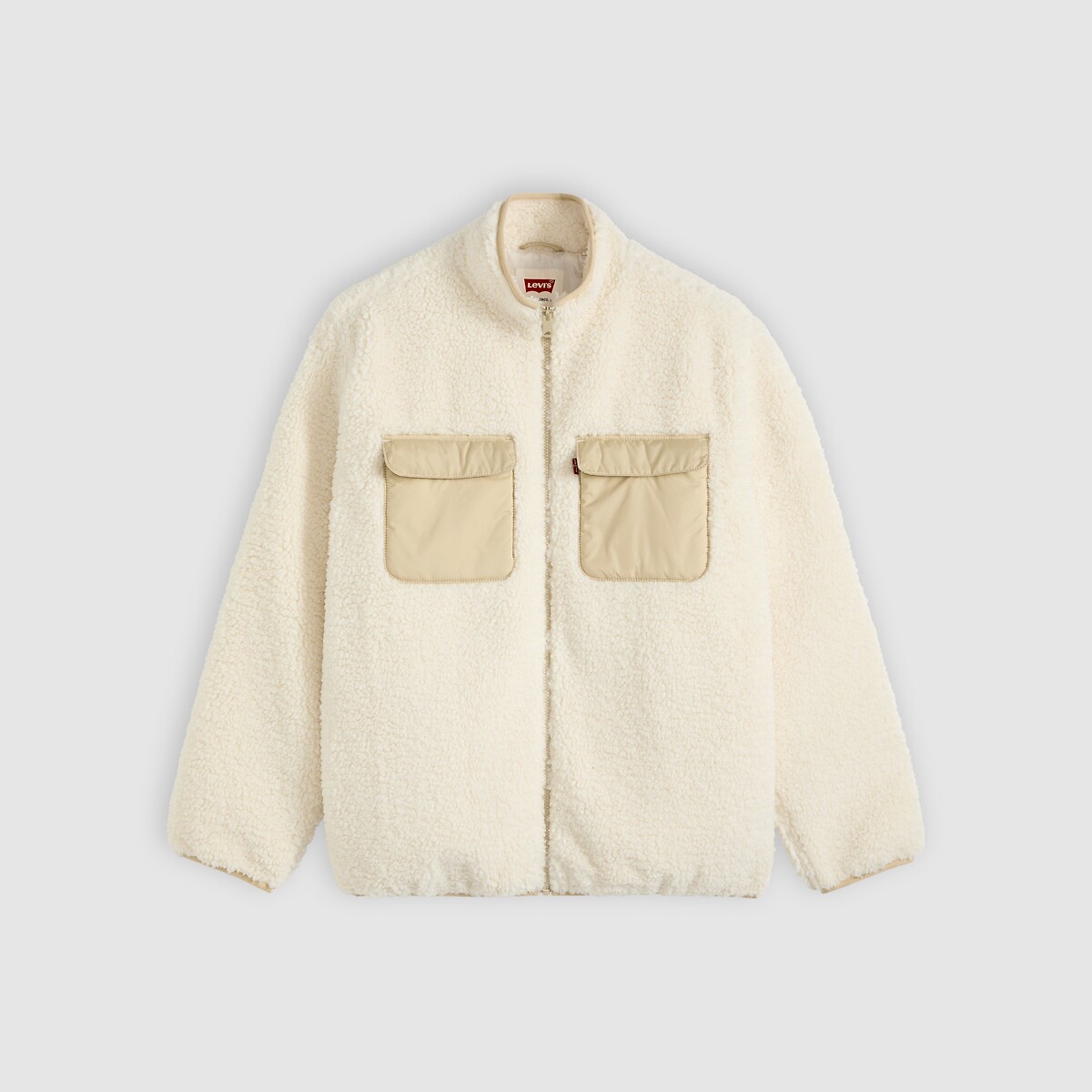 Veste col montant, en sherpa, CAMPO avoine, LEVI'S
