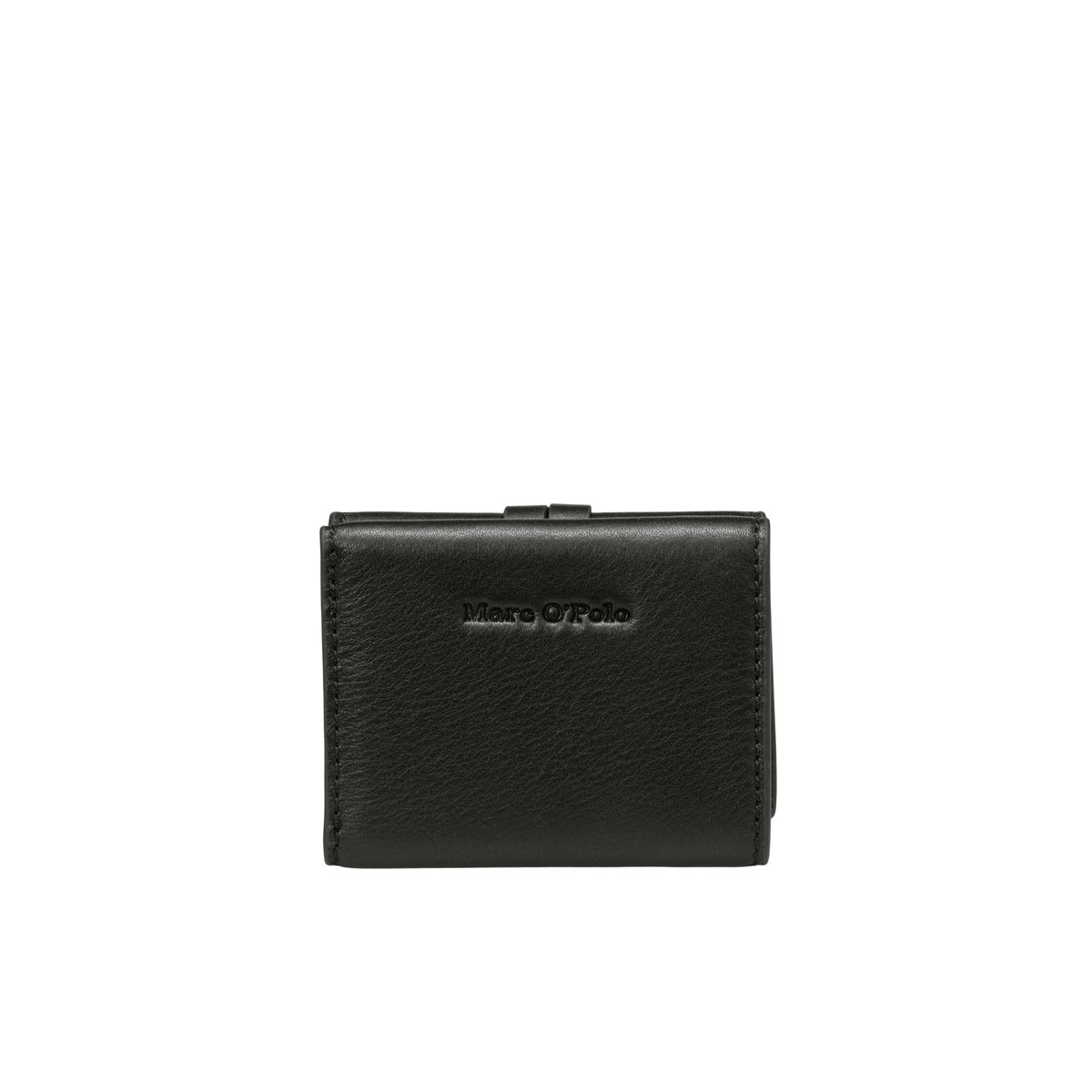 Portefeuille combiné modèle Leni en cuir de vachette souple noir, MARC O'POLO