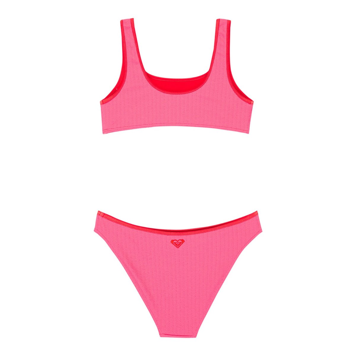 Ensemble 2 pièces bikini bralette deux pièces ARUBA SET. rose sangria sunset, ROXY