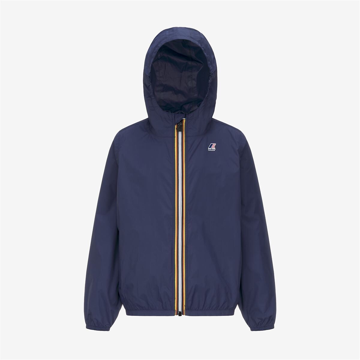 Coupe-vent zippé à capuche Claude bleu marine, K-WAY