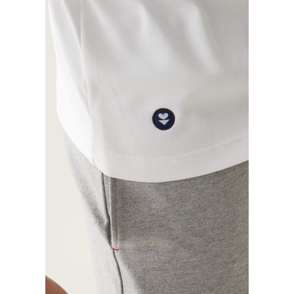 T-shirt manches courtes avec poche blanc, LE SLIP FRANCAIS