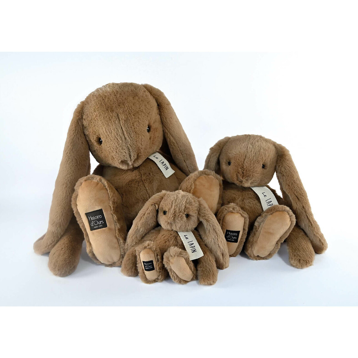 Doudou Lapin 32cm noisette, HISTOIRE D'OURS