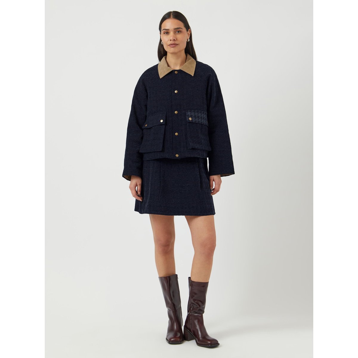 Veste navy blazer, YAS