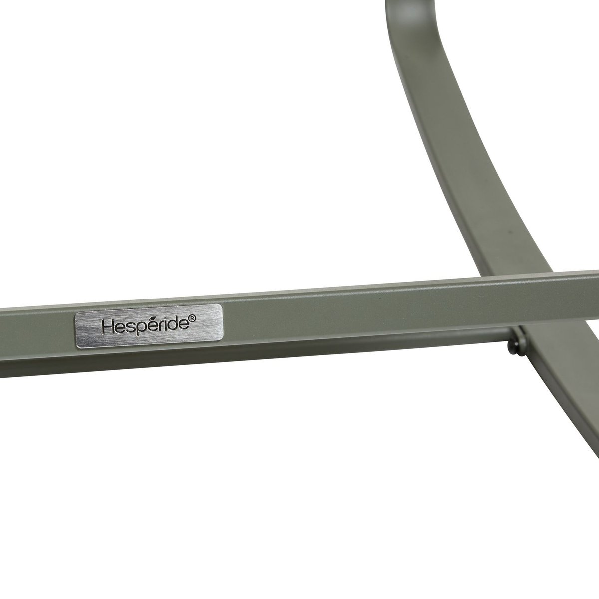 Fauteuil à bascule en aluminium FELINIO vert laurier, HESPERIDE