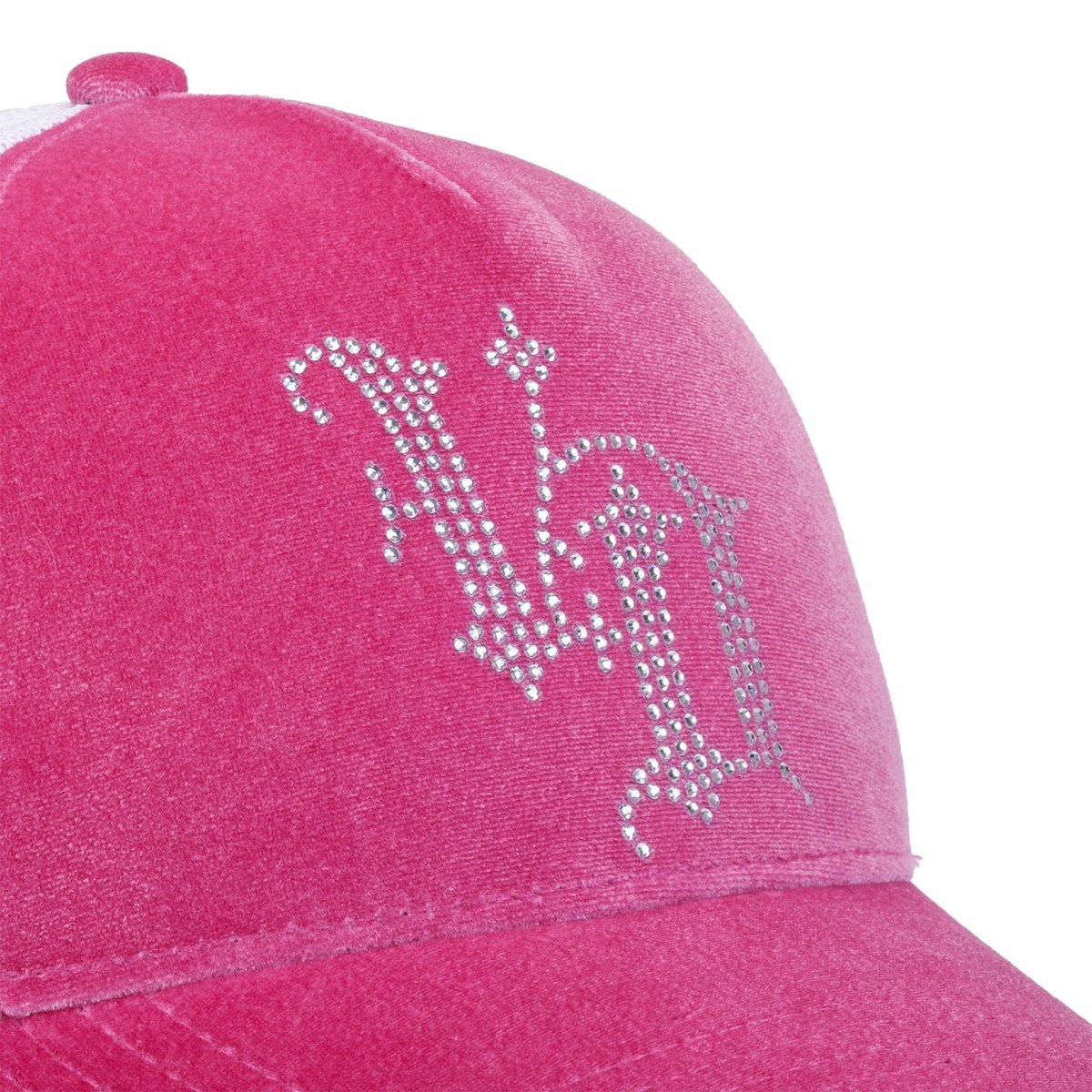 Casquette trucker ROYAL rose/blanc/argent, VON DUTCH