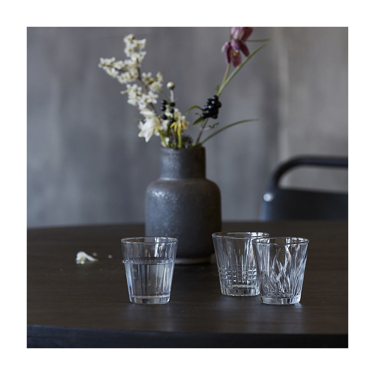 Verre Vintage lot de 6 transparent, HOUSE DOCTOR