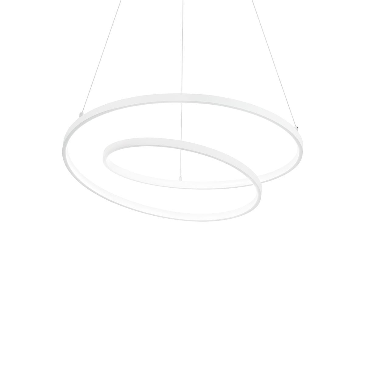 Suspension    lumière froide  OZ gris, IDEAL LUX