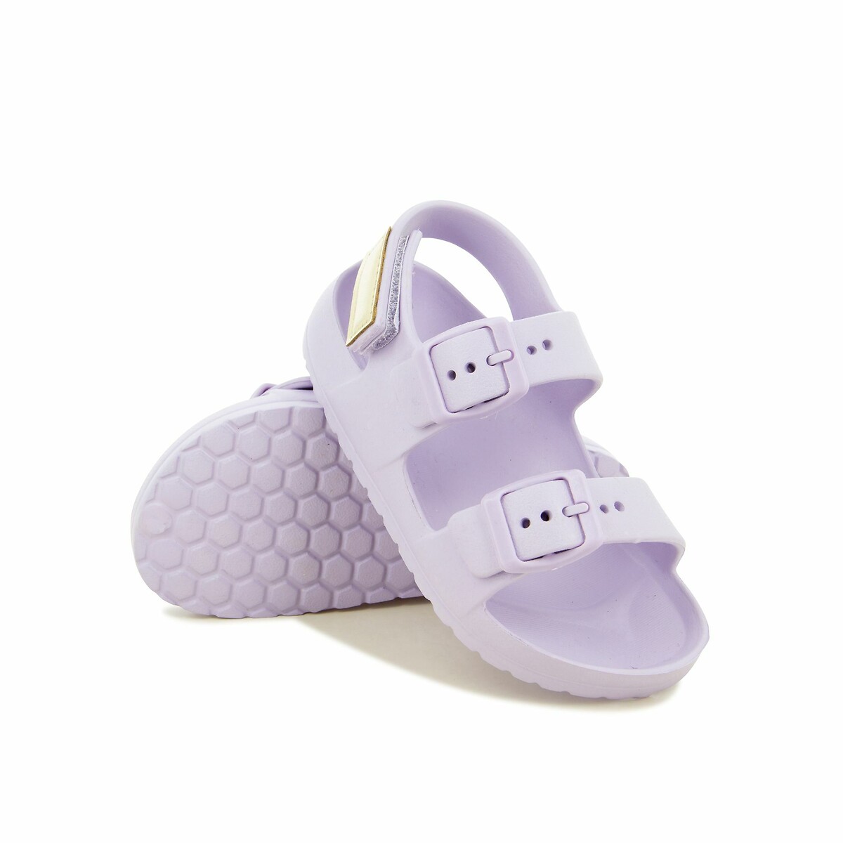 Sandales en EVA Surfy Buckles lilas, SHOO POM