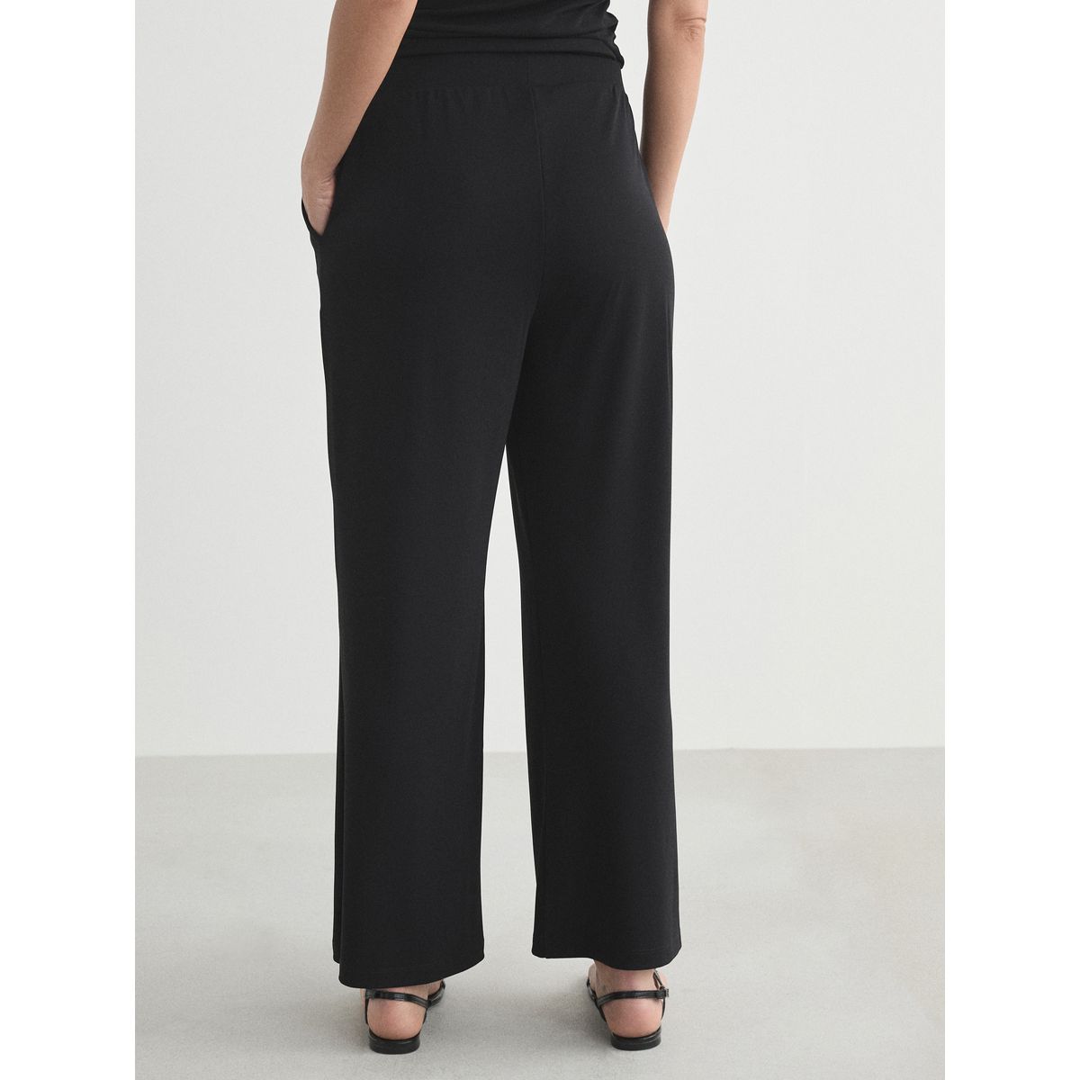 Pantalon large noir, NEXT