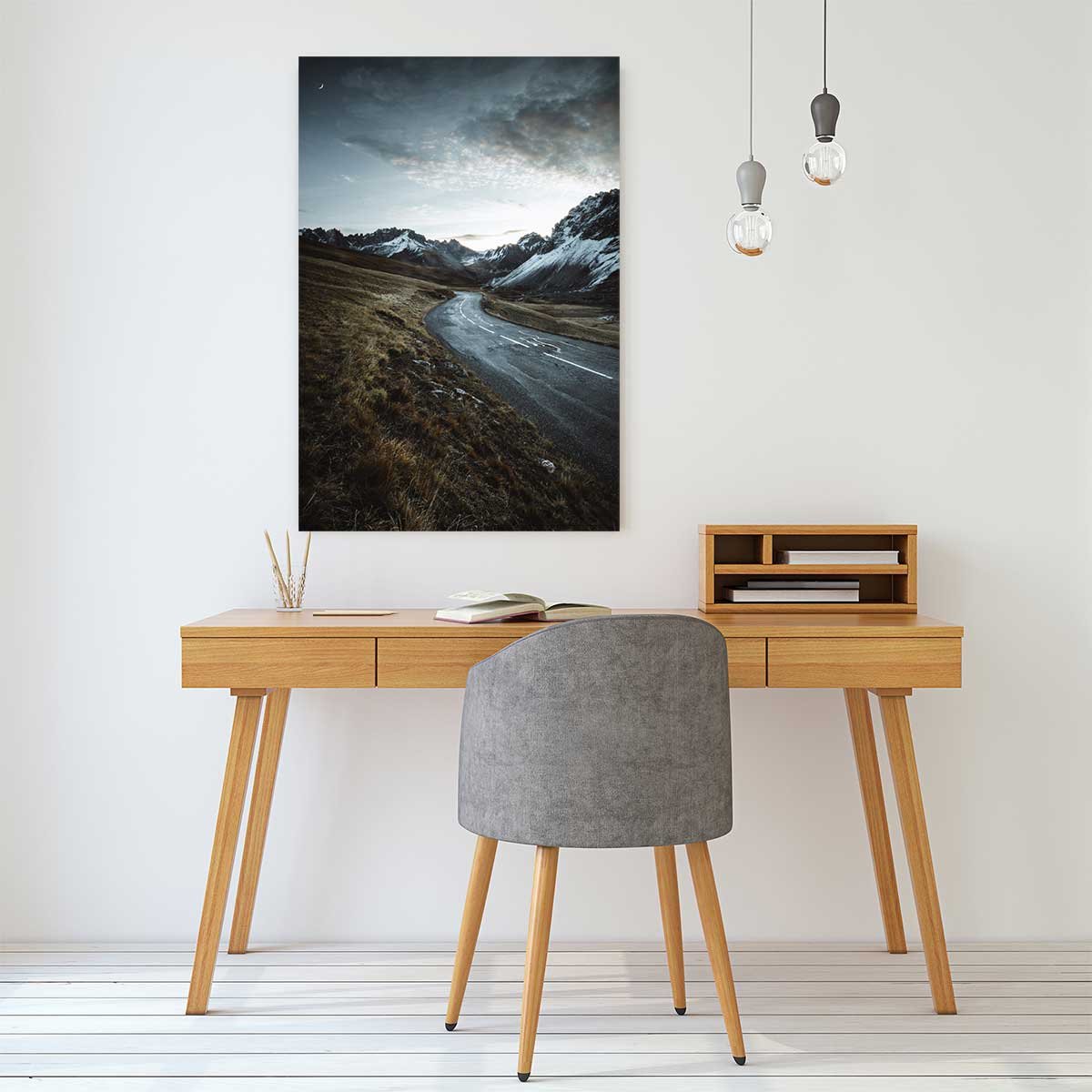 Tableau sur la route du galibier tableau alu dibond, HEXOA