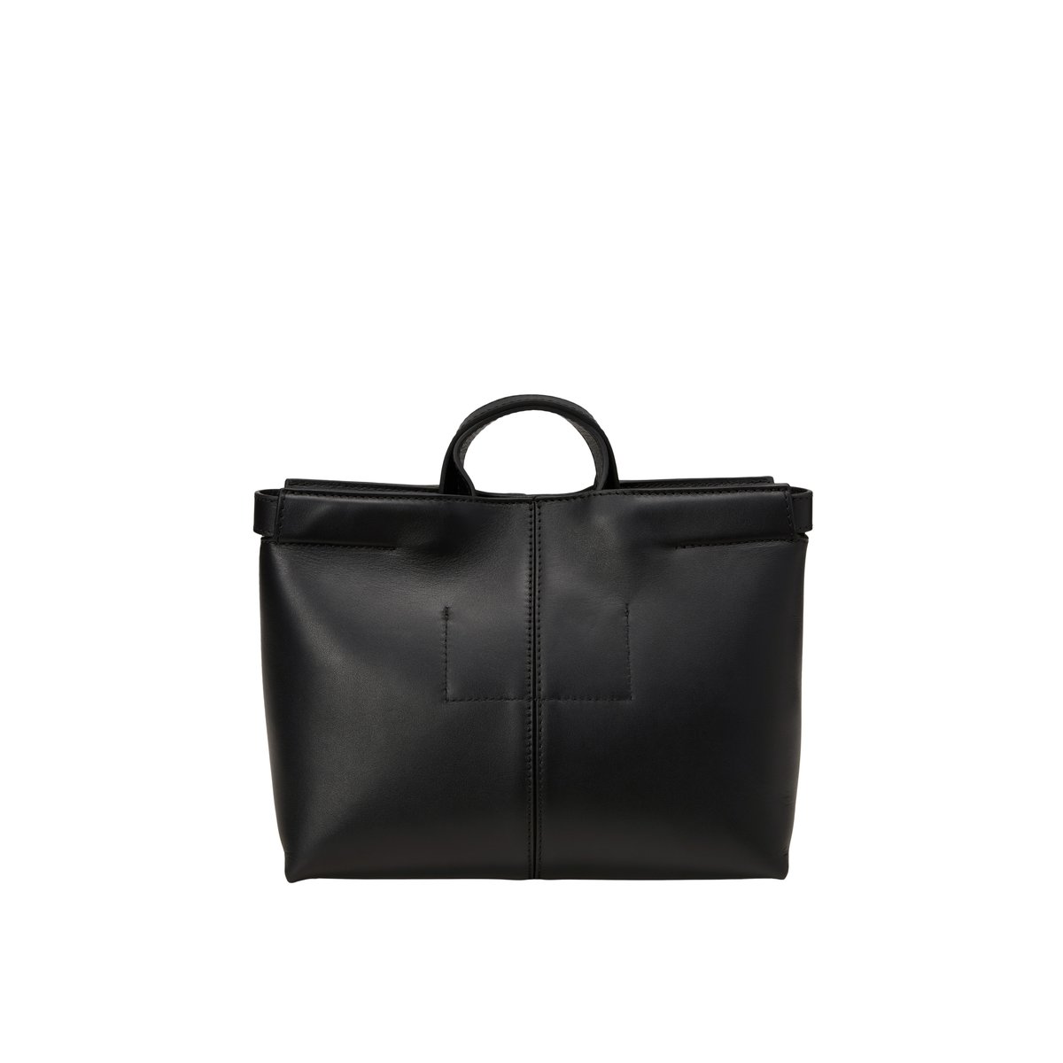 Sac à bandoulière en cuir de veau noble noir, MARC O'POLO