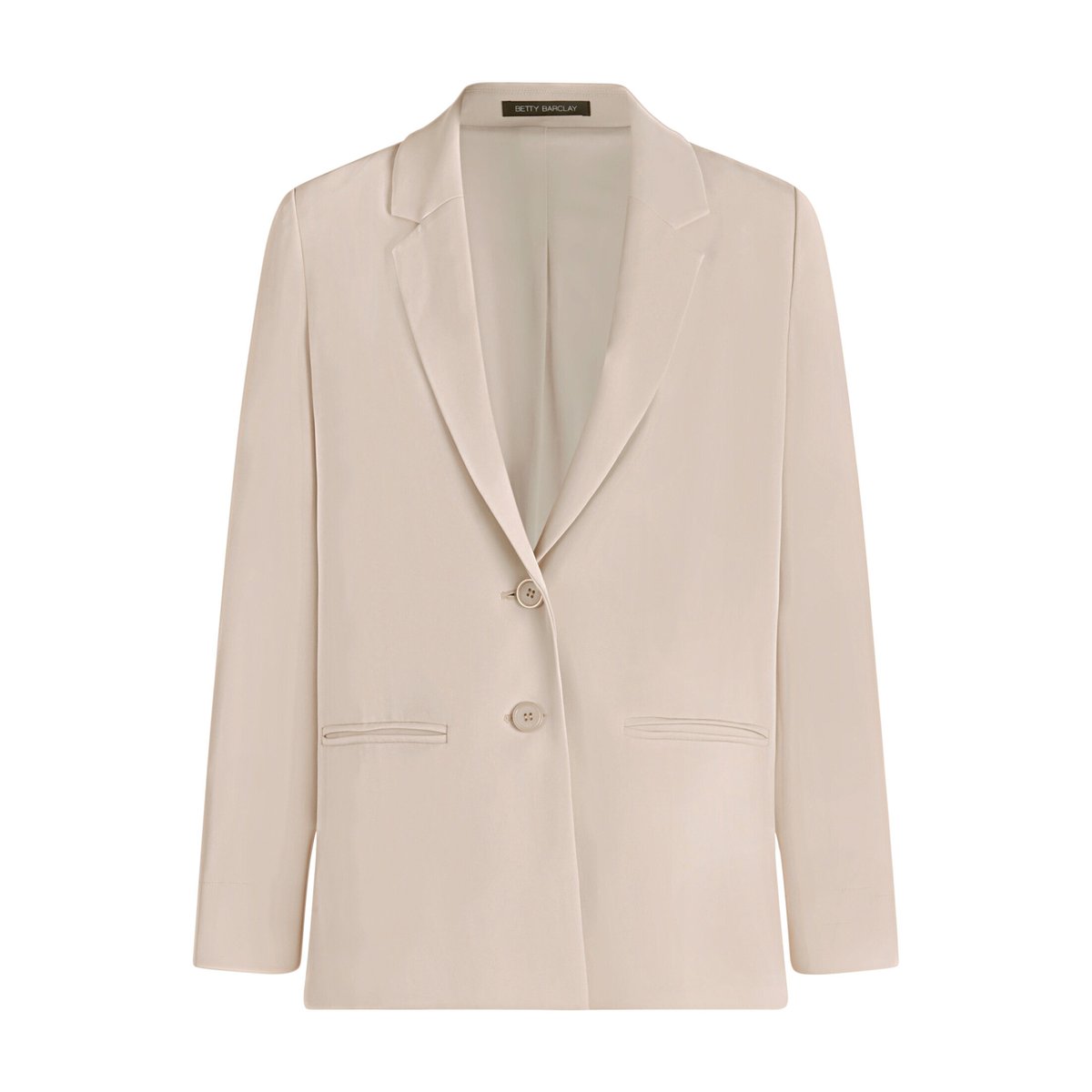 Blazer long à col à revers gris, BETTY BARCLAY