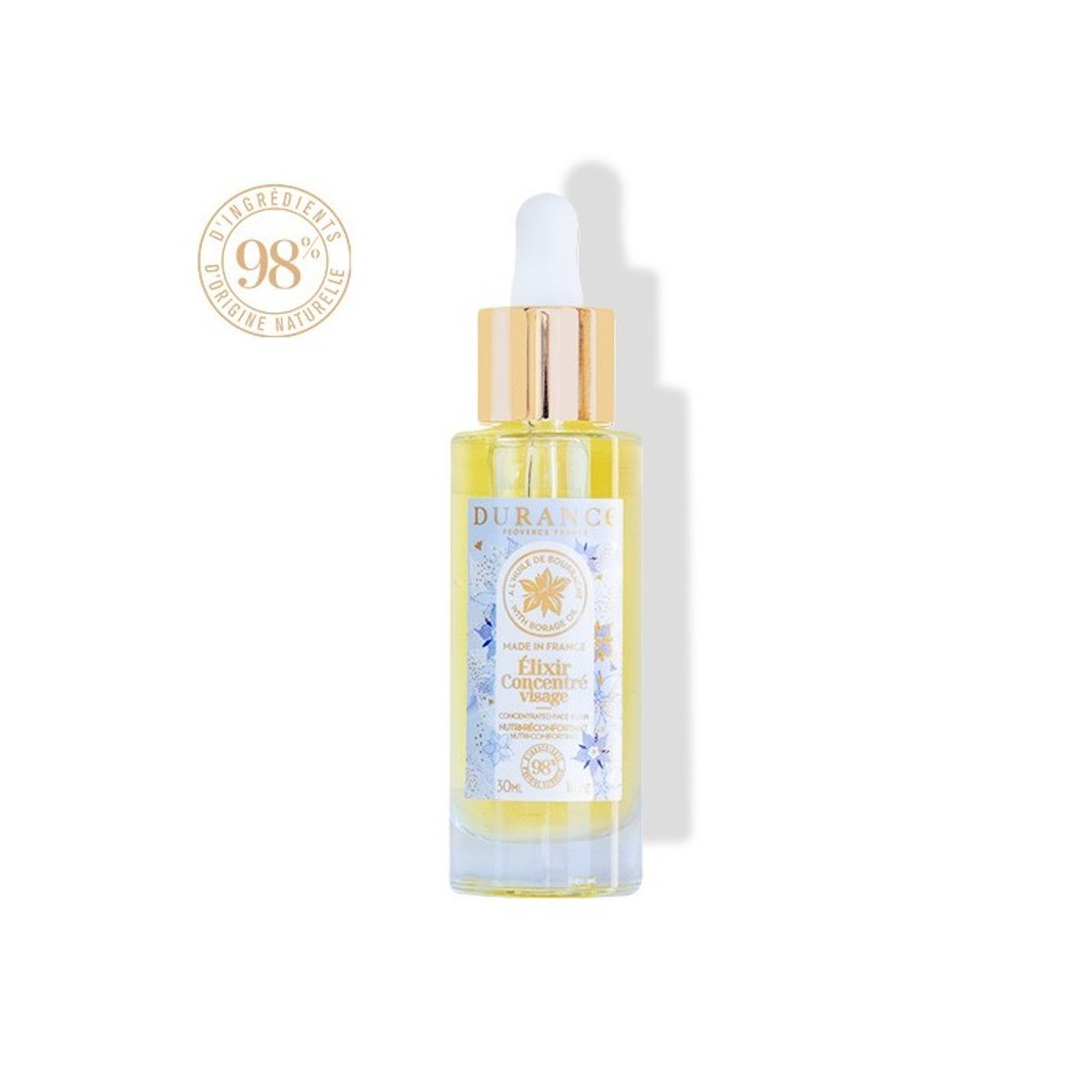 Elixir Concentré Visage Hydratant couleur unique, DURANCE