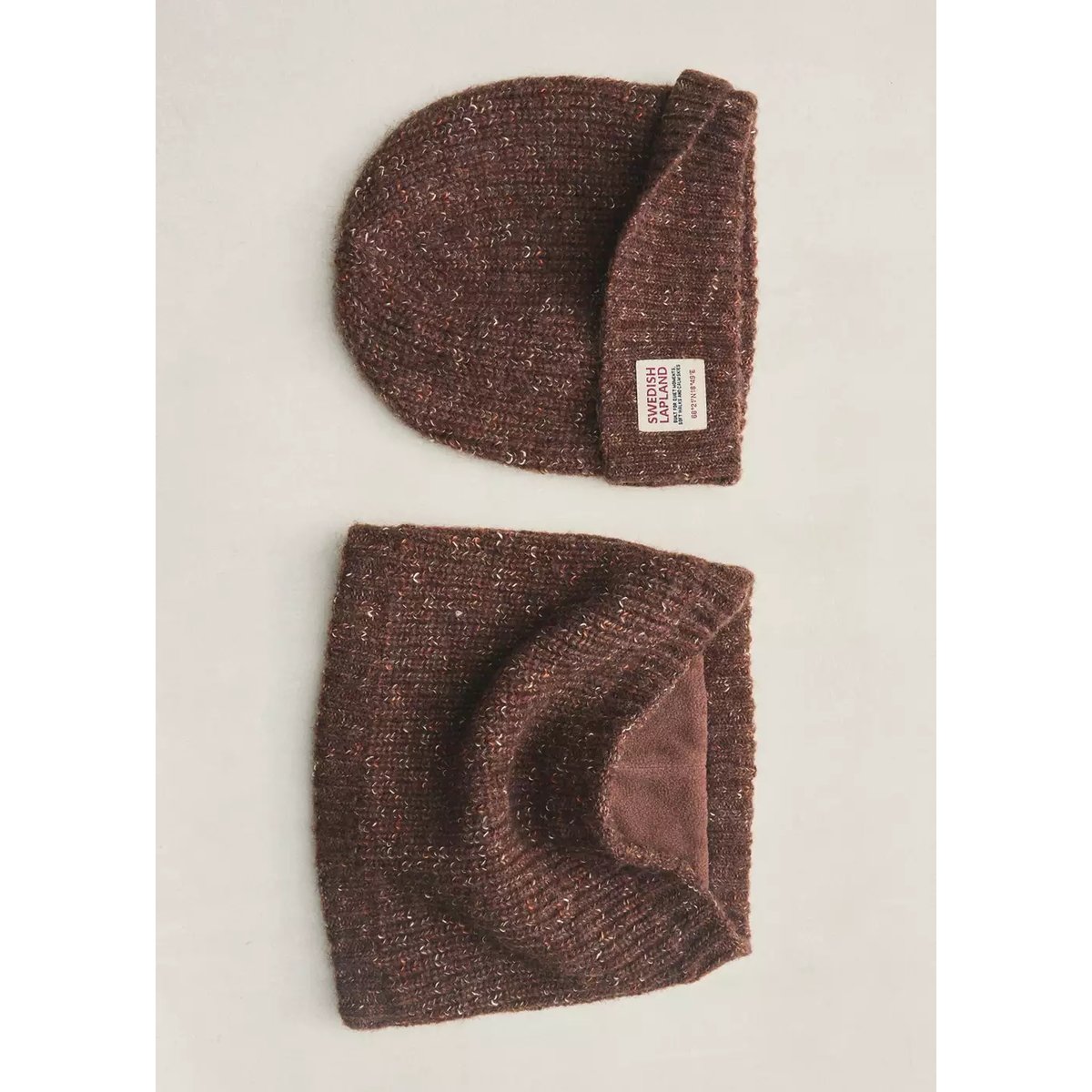 Écharpe jaspée en maille marron, MANGO KIDS