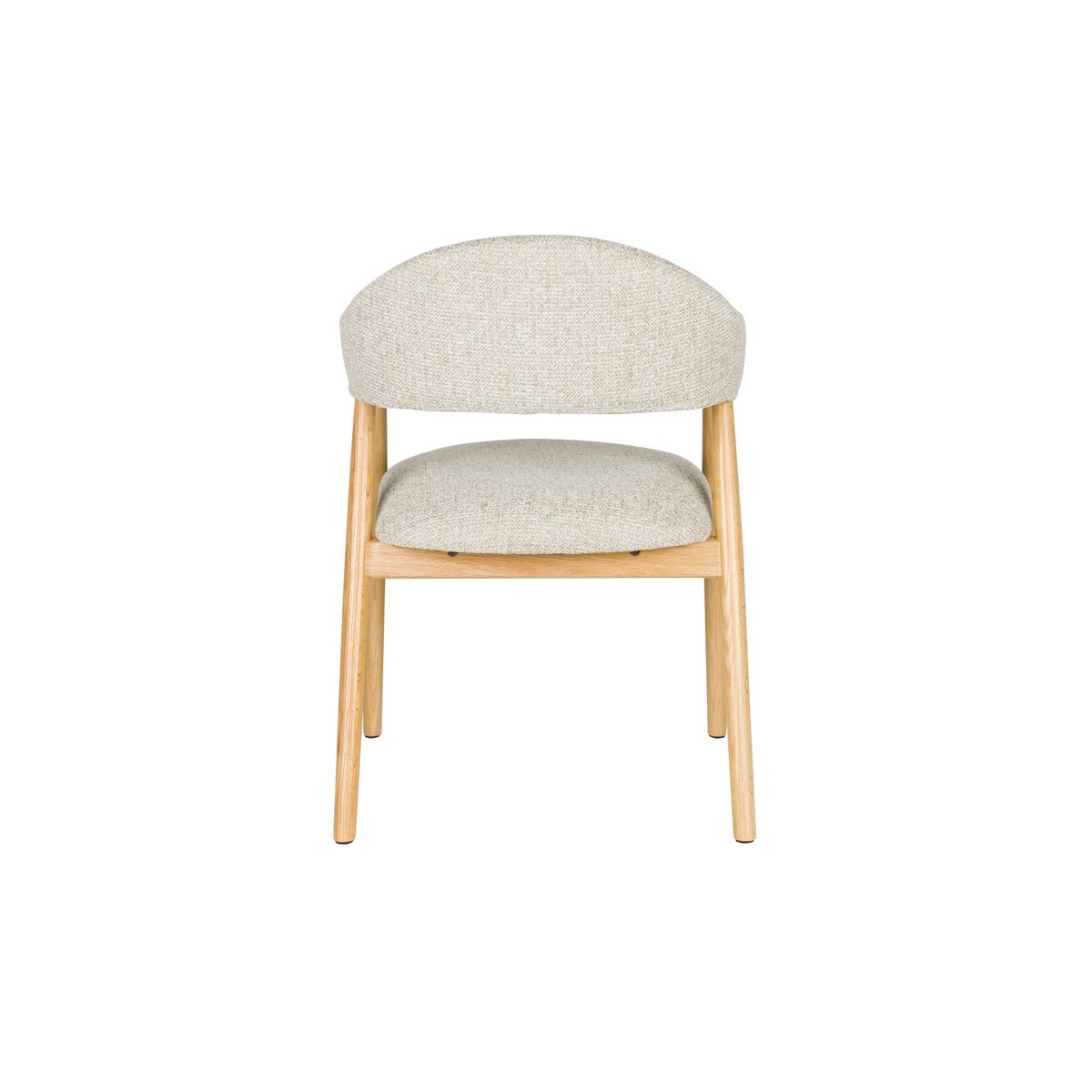 Fauteuil design en tissu (lot de 2), bohème, INDY gris, BOITE A DESIGN