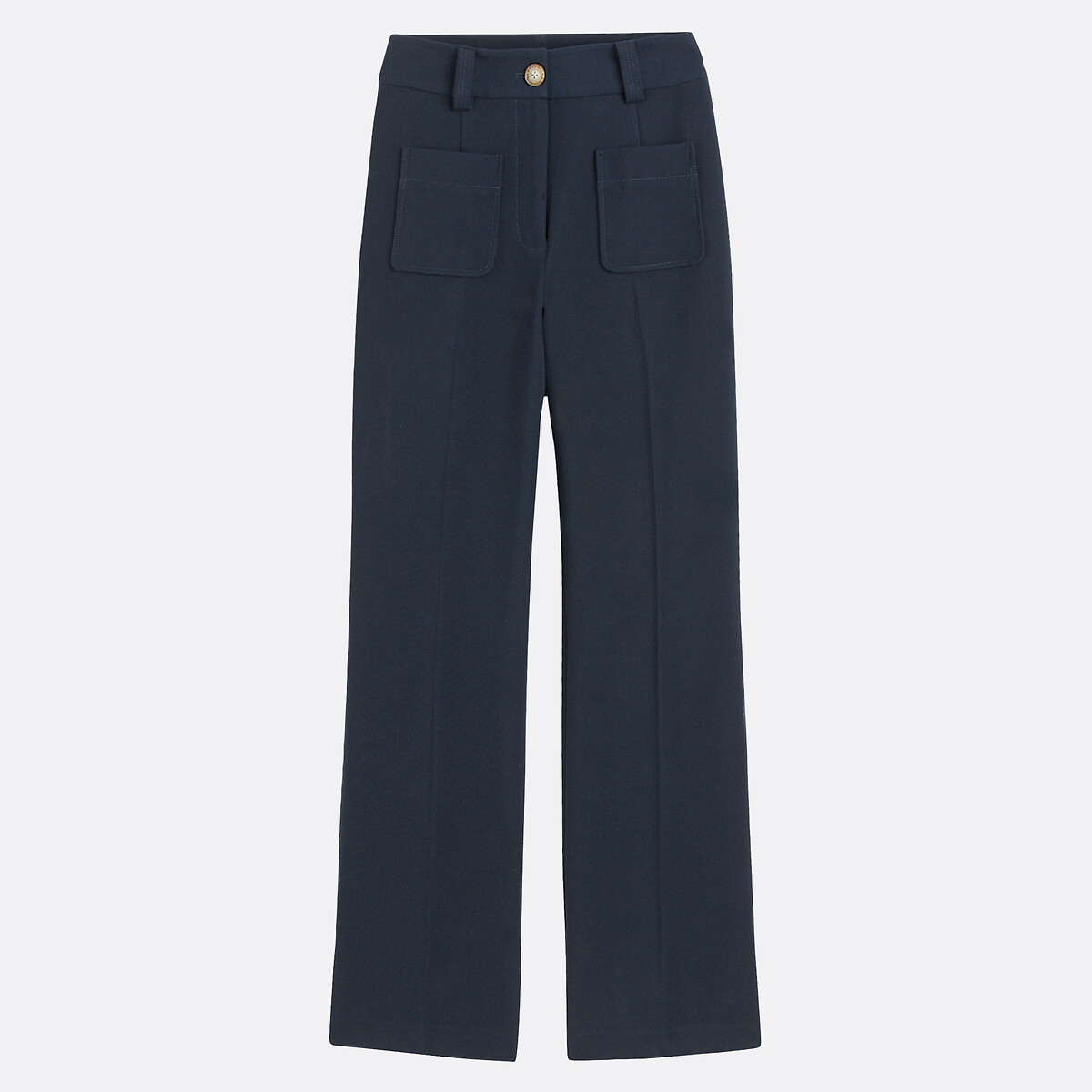 Signatures Felicien Flared Trousers navy blue, LA REDOUTE COLLECTIONS