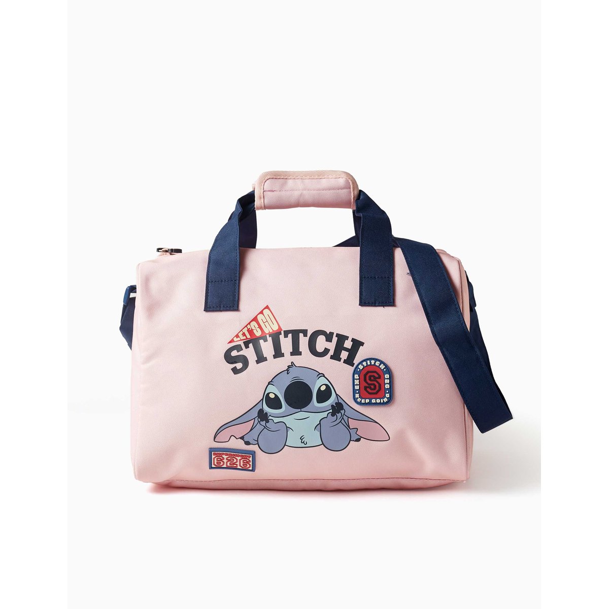 Sac de sport avec imprimés Stitch rose, ZIPPY