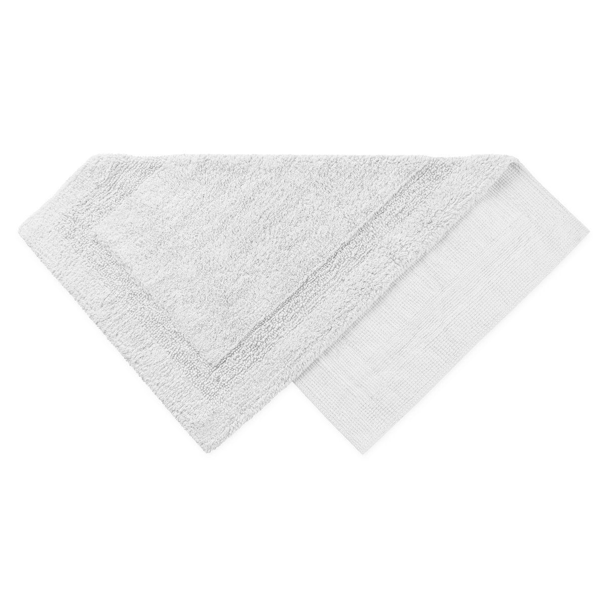 Tapis de bain coton 1750 g/m², moelleux ,  KNUT blanc, WECON HOME