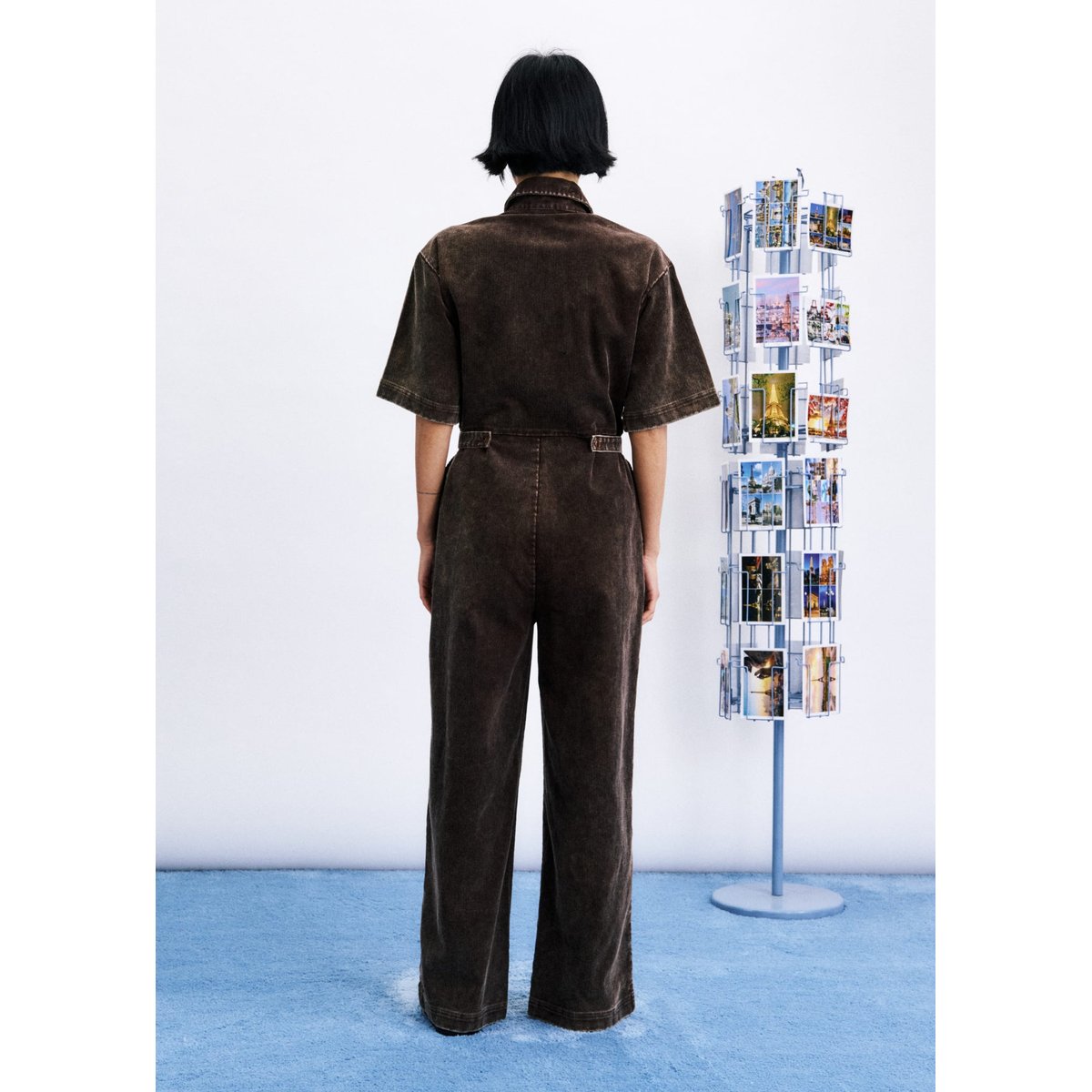 Combi-pantalon Margate en coton MARGATE marron ocre, FRNCH