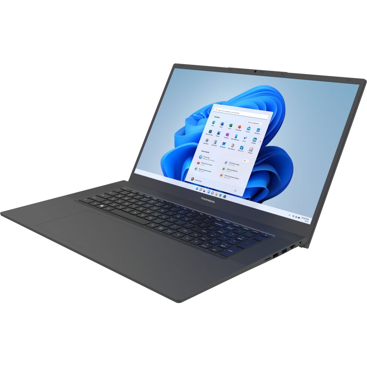 Ordinateur portable N18XLR516GR512 18,4" AMD Ryzen 5 7430U 16 Go RAM DDR4 SSD 512 Go couleur unique, THOMSON
