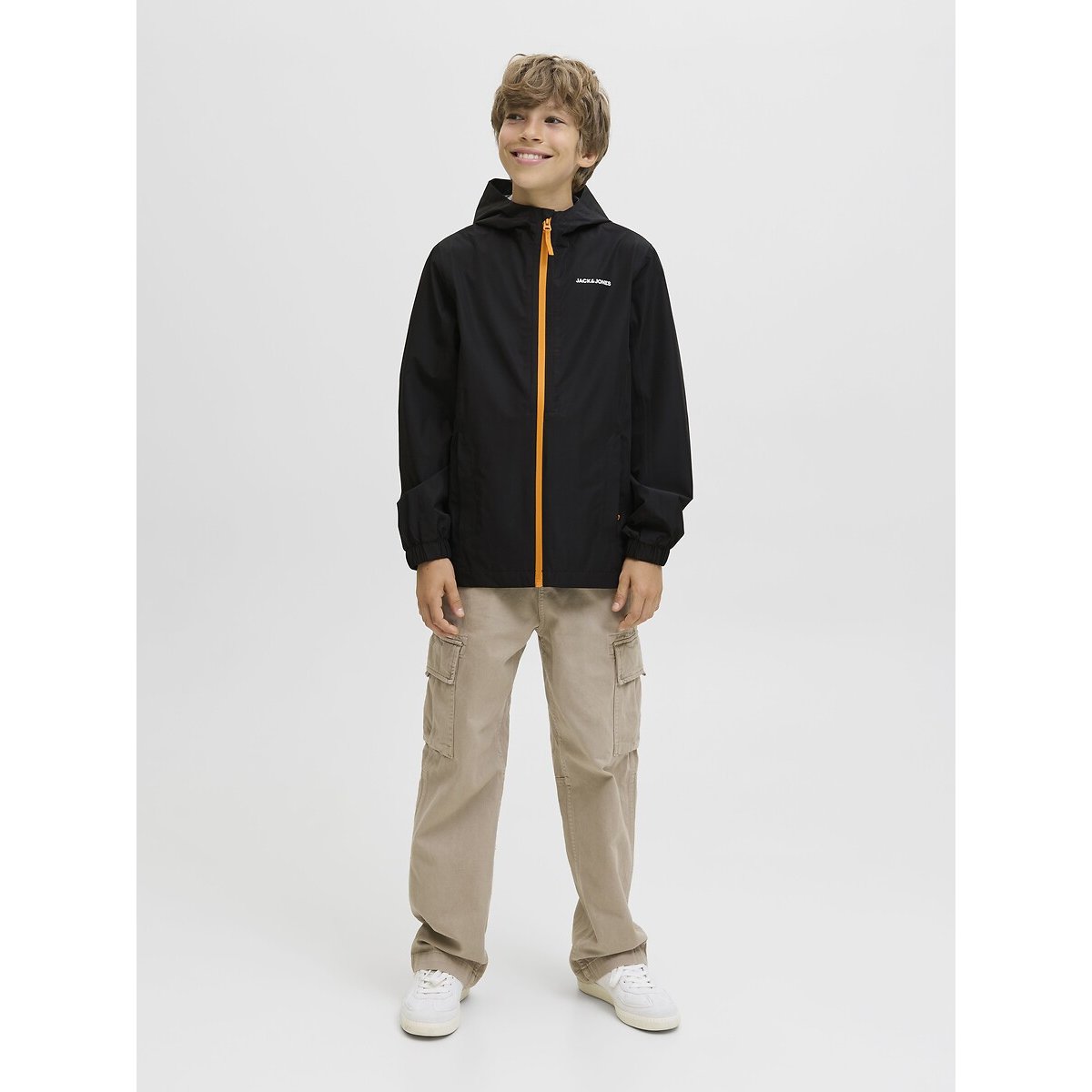 Junior Windbreaker black, JACK & JONES JUNIOR