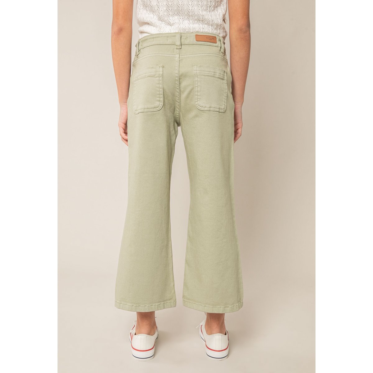 Jean wide leg fille LILOO light tilleul, DEELUXE