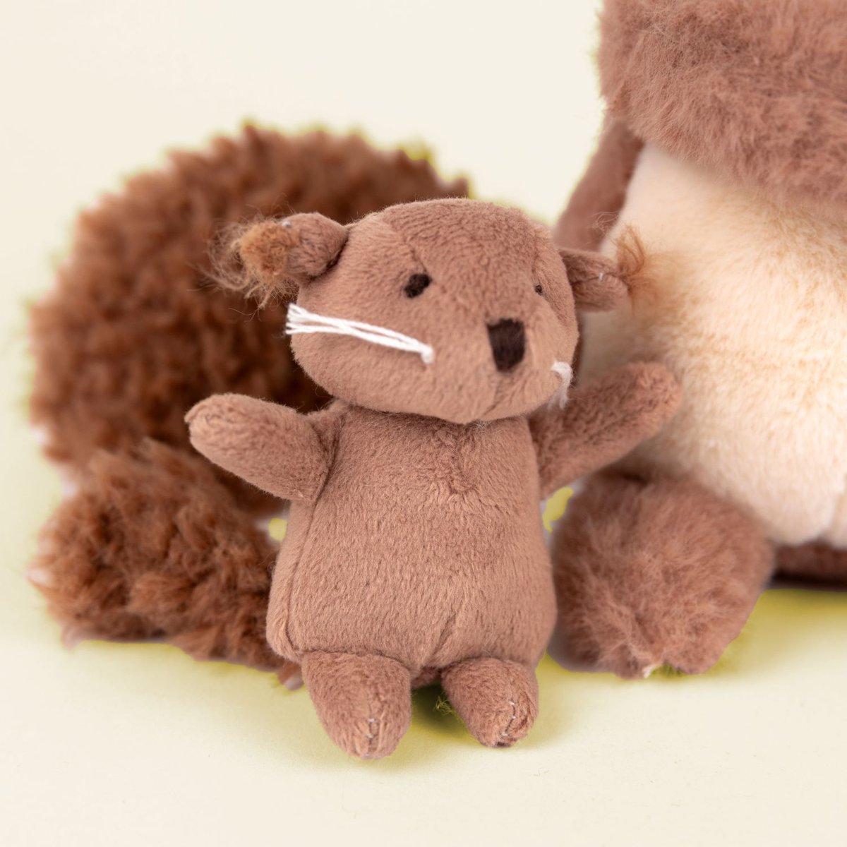 Peluche Maman et bébé écureuil beige, marron, EGMONT TOYS