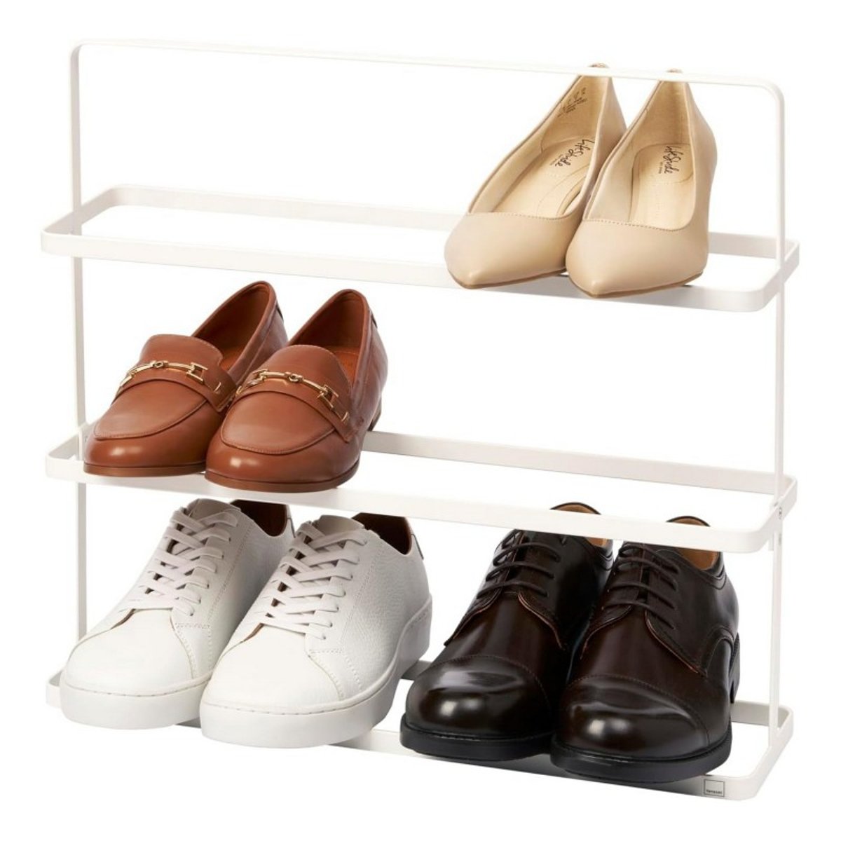 Etagère à chaussures design  TOWER blanc, YAMAZAKI