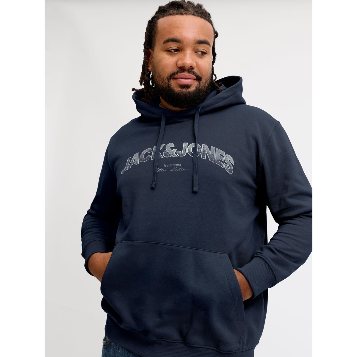 Sweat À Capuche navy blazer 1, JACK & JONES