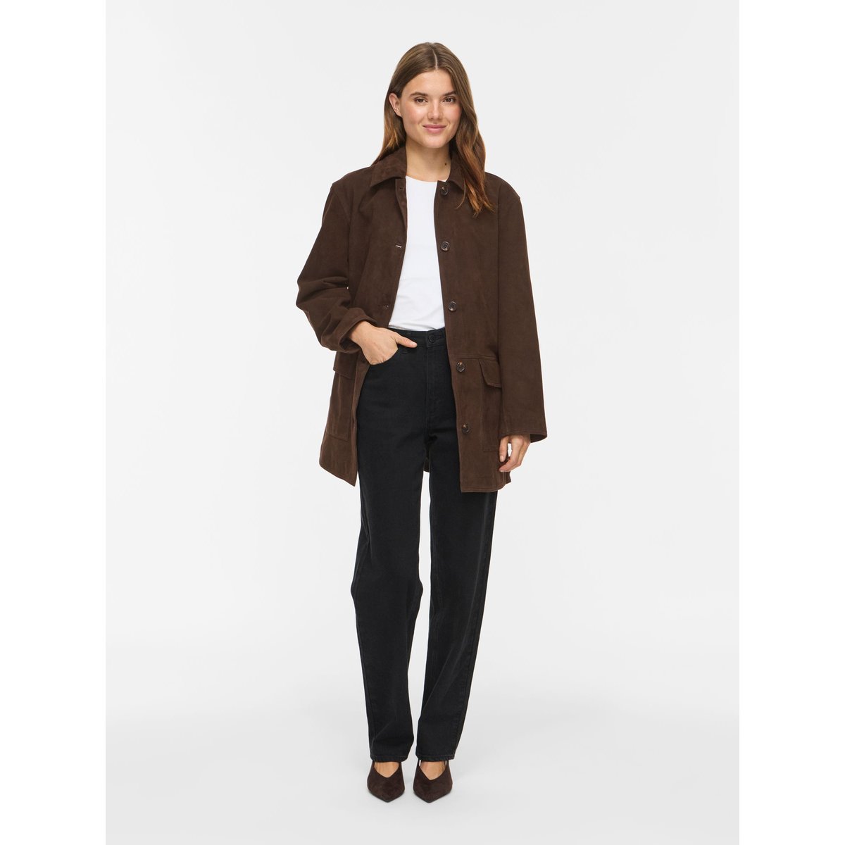Blazer marron - coffee bean1, VILA