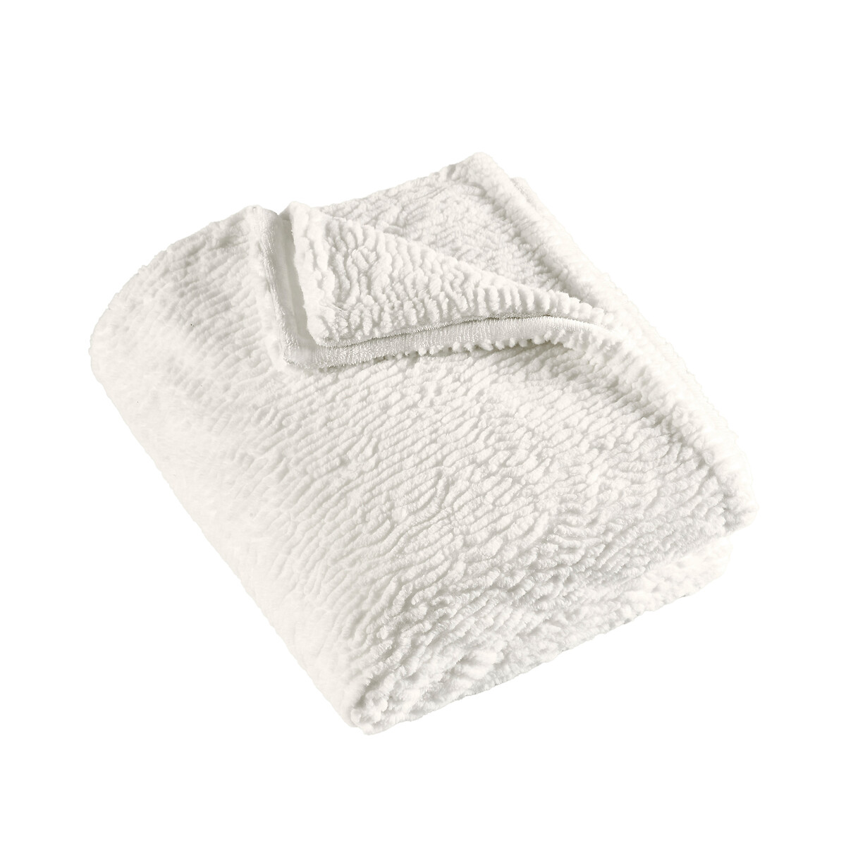 Textu Wave Faux Fur Duvet Cover Set cream, CATHERINE LANSFIELD