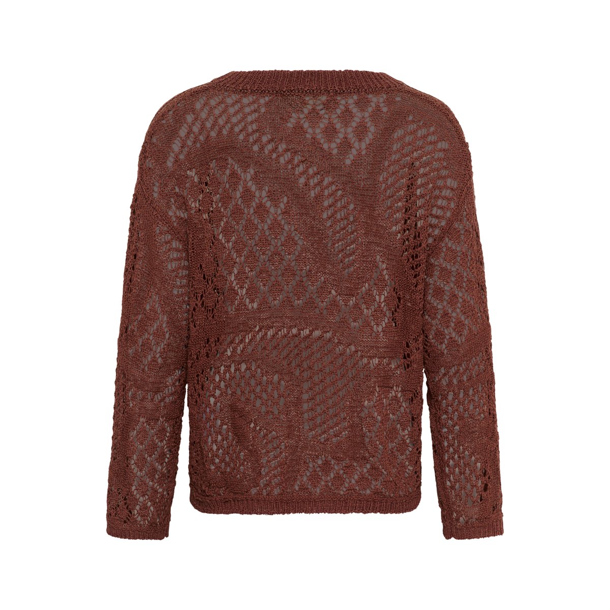 Pullover tricoté marron brown stone, SOAKED IN LUXURY