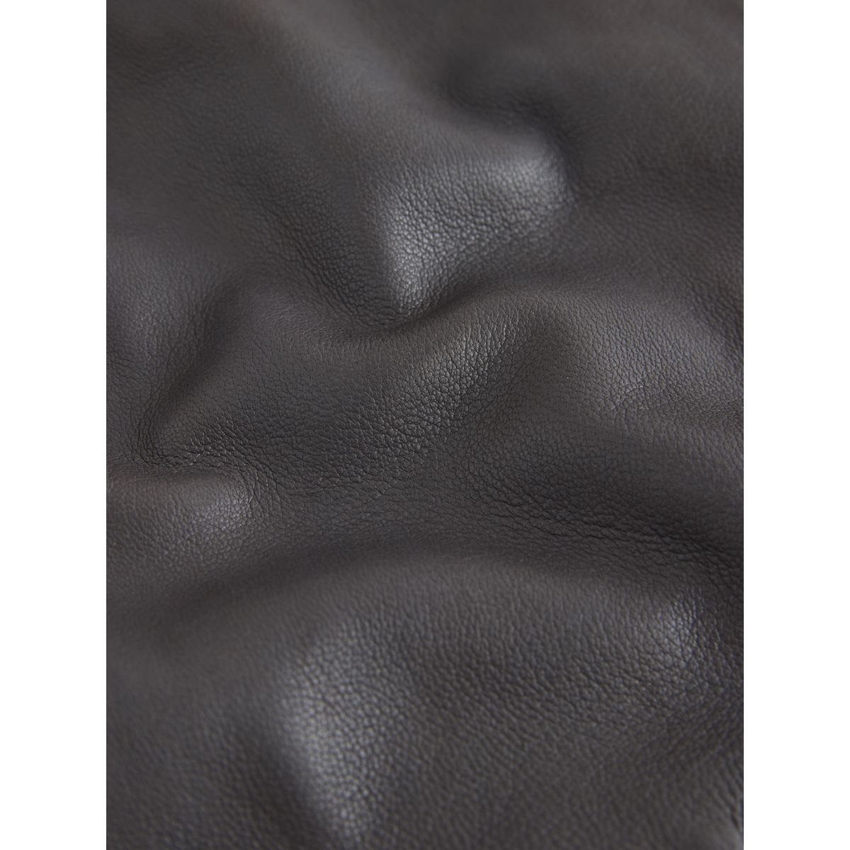 Veste utilitaire en cuir gris anthracite, NEXT